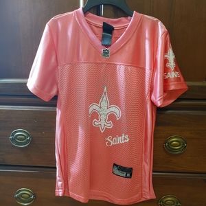 Pink Saints Drew Brees Jersey